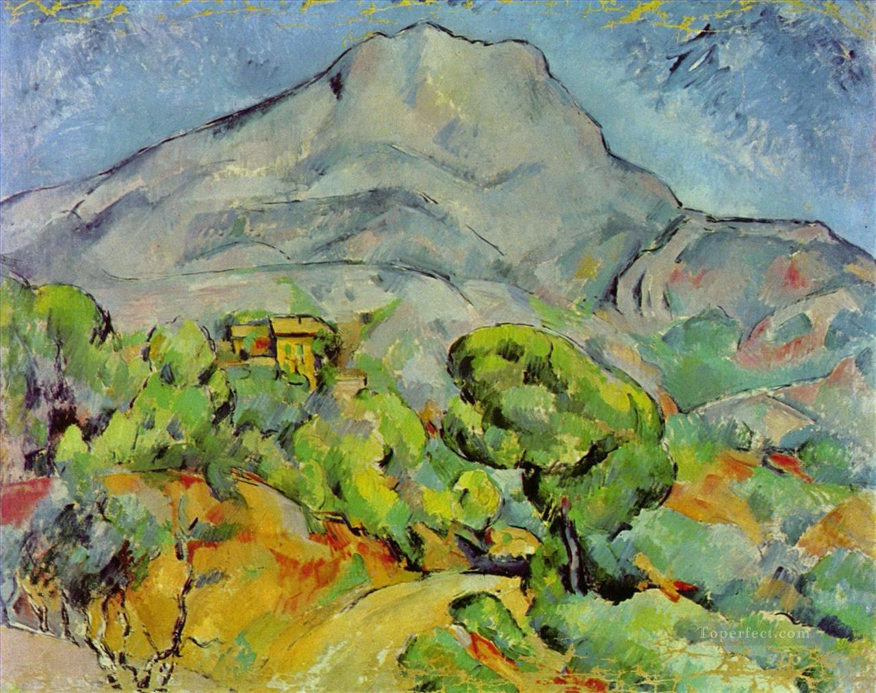 Road near Mont Sainte Victoire Paul Cezanne Oil Paintings